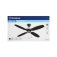 Westinghouse Capitol 105cm Indoor Ceiling Fan   with Reversible Graphite/Black Blades & Opal Frosted Glass 78709