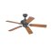 Westinghouse Nevada 105cm Ceiling Fan  Iron Finish, Reversible Walnut/Cherry Blades 78264