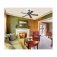 Westinghouse Nevada 105cm Ceiling Fan  Iron Finish, Reversible Walnut/Cherry Blades 78264