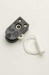 Jeani 708 2A Miniature Pull Switch with White Pull Cord and Toggle Side Pull