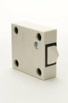 Jeani 143AW White Cabinet Switch 2A Surface Push To Make Door Wardrobe Cupboard