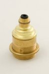 Jeani Edison Screw A46 Cord Grip Type Lamp Holder Table Lamp E27 Large Screw ES Bulb Brass