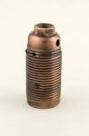 Jeani Small Edison Screw A103AC 10mm Entry Lamp Holder Table Lamp E14 ES Bulb Antique Copper