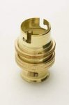 Jeani A73 Lamp Holder 20mm Entry Shade Ring Brass