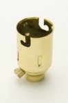 Jeani A102 Lamp Holder 10mm Entry Candle Type Brass