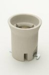 Jeani Lamp Holder A107 GES Giant Edison Screw E40 C/W Bracket Screw Terminals Procelain/Ceramic