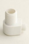 Jeani 167W Cord Grip 10mm Male Thread Grub Screw White Plastic